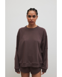 Bluza damska z przeszyciami w kolorze PURPLE TAUPE - NORD