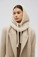 Klasyczna BALACLAVA w kolorze BRIGHT BEIGE - CRIMEA