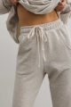 SPODNIE DRESOWE TYPU JOGGER W KOLORZE SILVER MOON - DRIPS