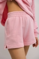 SZORTY Z DZIANINY DRESOWEJ W KOLORZE BARBIE PINK - LE PETIT