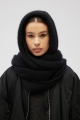 Wełniana chusta w kolorze BLACK- AUREN