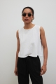 Bawełniany top w kolorze CLASSIC WHITE - FLOWTEE
