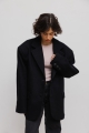 Bawełniana marynarka typu oversize w kolorze BLACK - EPERNAY