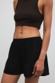 Szorty z guziczkami w kolorze BLACK - LUSH