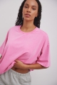 Tshirt typu oversize w kolorze FADED PINK - THORNE