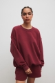 Bluza typu oversize w kolorze BURGUNDY- KOS