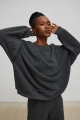 Bluza damska o kroju regular fit w kolorze GRAPHITE- PHENIX