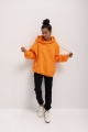Bluza z kapturem oraz HAFTEM w kolorze EXOTIC ORANGE- GARSON