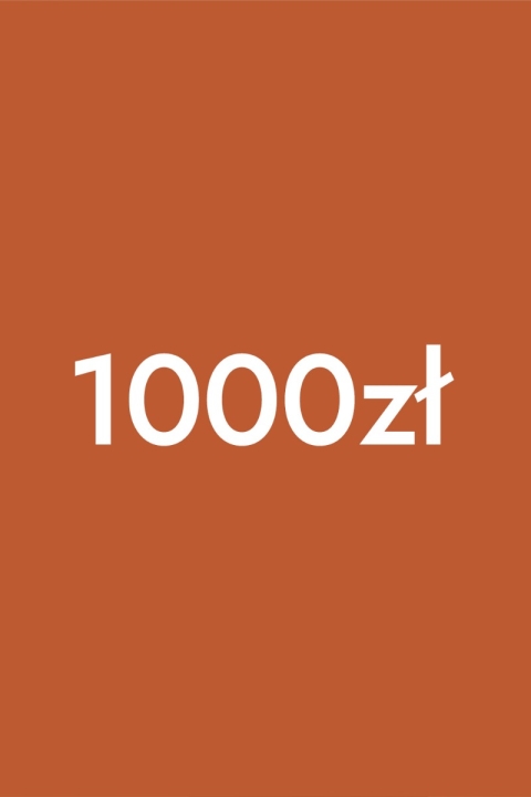 Voucher podarunkowy 1000