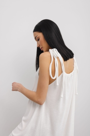 Sukienka FROTTE w kolorze CLASSIC WHITE - GABBY