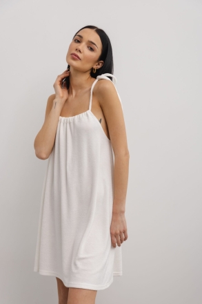 Sukienka FROTTE w kolorze CLASSIC WHITE - GABBY