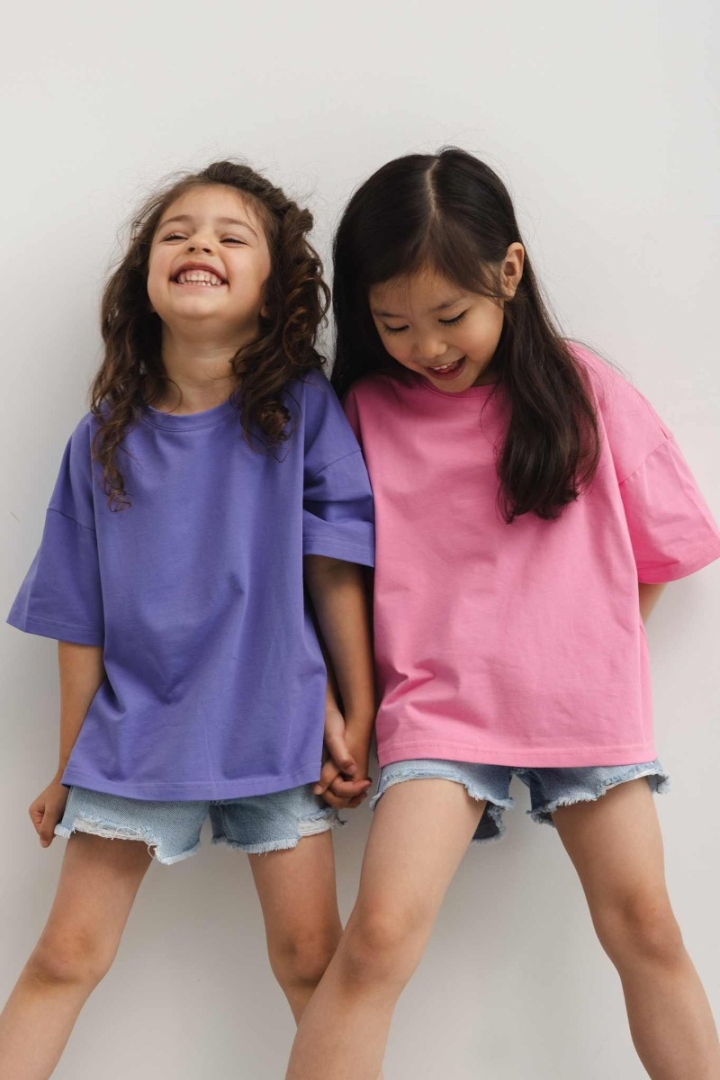 MINI t-shirt o kroju oversize w kolorze ULTRA VIOLET - CLIQUE MINI t-shirt o kroju oversize w kolorze ULTRA VIOLET - CLIQUE