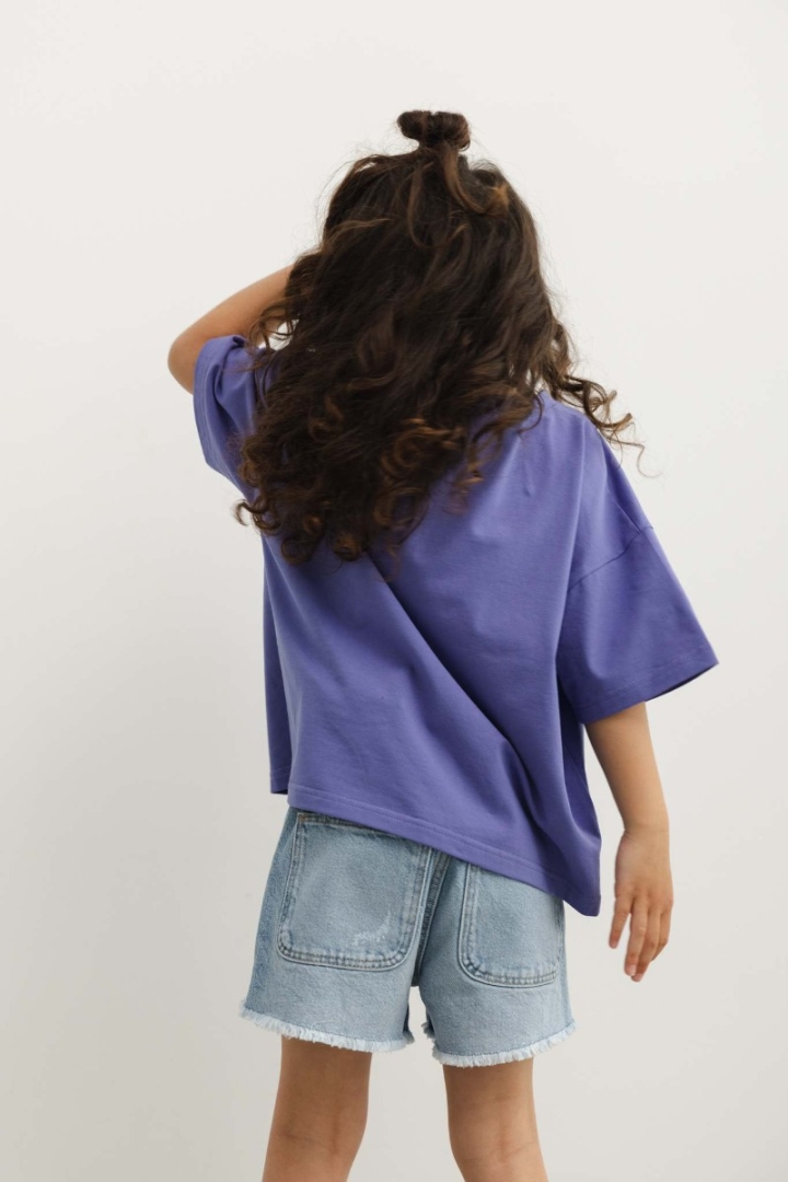 MINI t-shirt o kroju oversize w kolorze ULTRA VIOLET - CLIQUE MINI t-shirt o kroju oversize w kolorze ULTRA VIOLET - CLIQUE