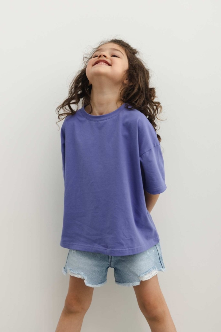 MINI t-shirt o kroju oversize w kolorze ULTRA VIOLET - CLIQUE MINI t-shirt o kroju oversize w kolorze ULTRA VIOLET - CLIQUE