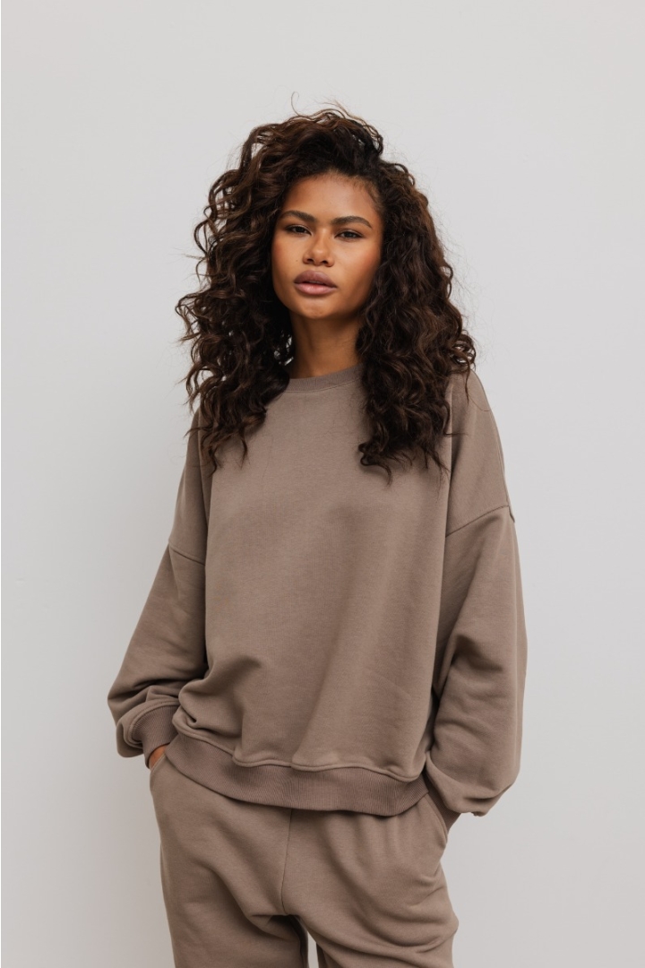 Spodnie dresowe w kolorze GRAY TAUPE - JOLLY Spodnie dresowe w kolorze GRAY TAUPE - JOLLY