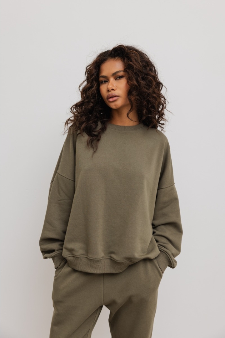 Bluza damska o kroju regular fit w kolorze CROCODILE- PHENIX Bluza damska o kroju regular fit w kolorze CROCODILE- PHENIX