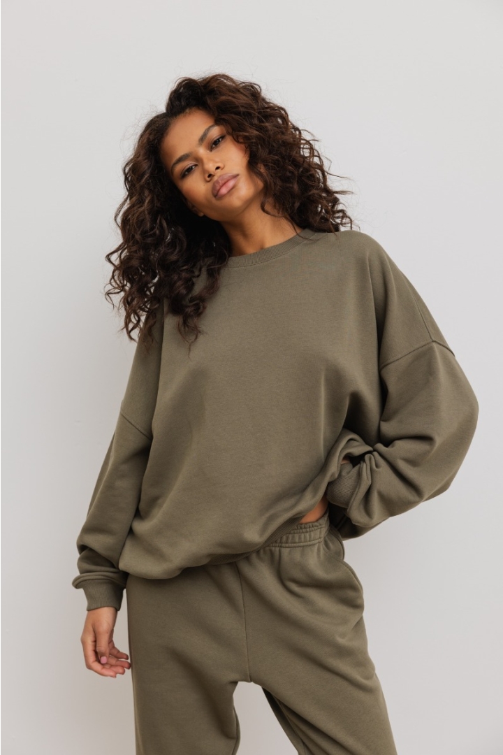 Bluza damska o kroju regular fit w kolorze CROCODILE- PHENIX Bluza damska o kroju regular fit w kolorze CROCODILE- PHENIX