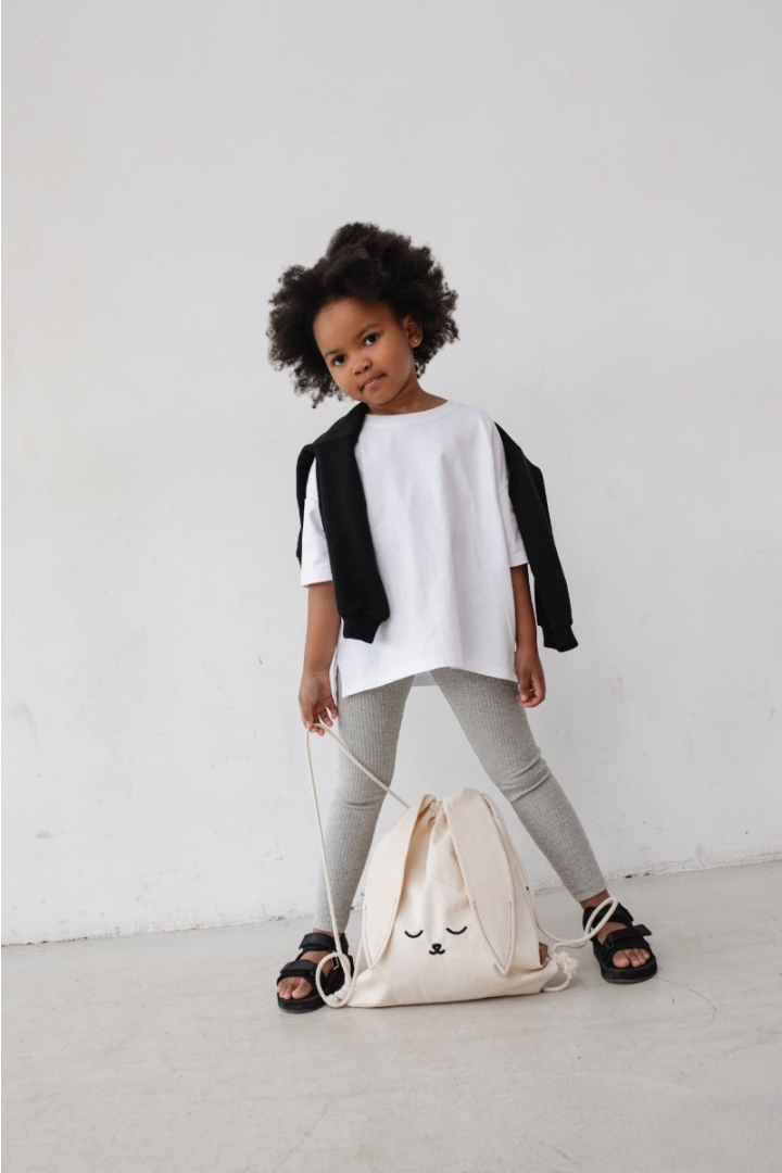 MINI t-shirt oversize w kolorze ALL WHITE - GOBI MINI t-shirt oversize w kolorze ALL WHITE - GOBI